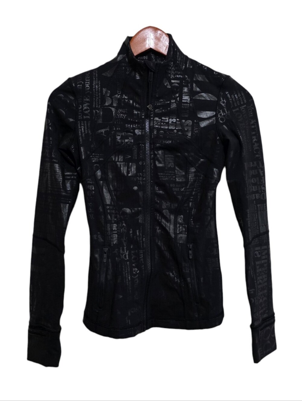 lululemon Define Jacket 20YR Manifesto Foil Black Size 2